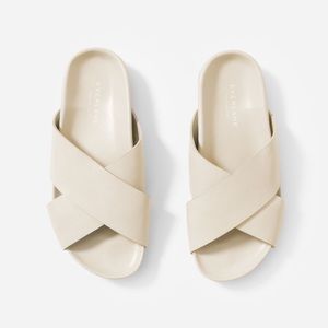 Everlane ✨The Form Crossover Sandal stone size 11